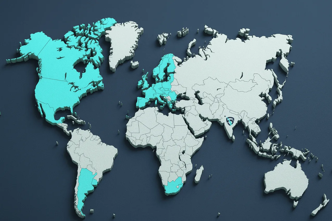 VoidStarIndia's global footprint across North America, Europe, and beyond