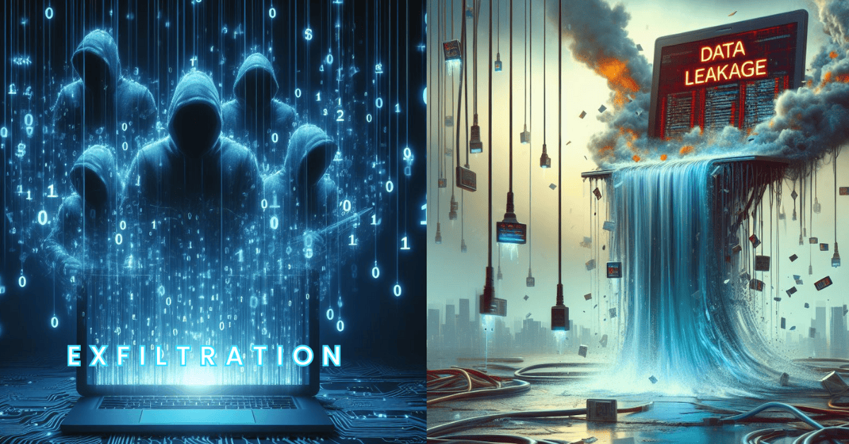 Difference between Data Leaks and Data Exfiltration